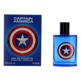 Captain America by Marvel, 3.4 oz Eau de Toilette Spray for Men