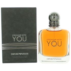 Stronger With You by Emporio Armani, 3.4 oz Eau De Toilette Spray for Men