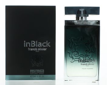 In Black by Franck Olivier, 2.5 oz Eau de Toilette Spray for Men