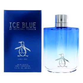 Original Penguin Ice Blue by Munsingwear, 3.4 oz Eau De Toilette Spray for Men