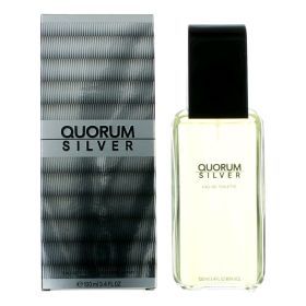 Quorum Silver by Puig, 3.4 oz Eau De Toilette Spray for men