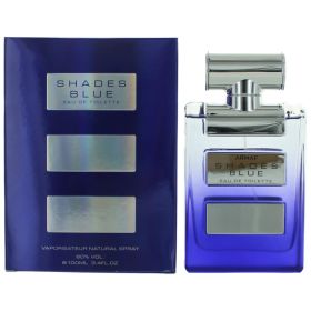 Shades Blue by Armaf, 3.4 oz Eau De Toilette Spray for Men