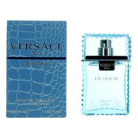 Versace Man Eau Fraiche  by Versace, 1 oz Eau De Toilette Spray for Men