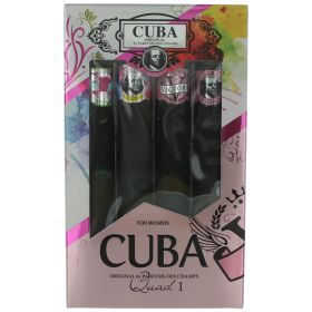 Cuba Quad I by Cuba, 4 Piece Gift Set for Women