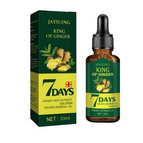 Jaysuing Ginger Hair Treatment Oil Refreshing & Nourishing Scalp Follicle Strengthening Hair Nutrient Solution (Option: 1pcs)