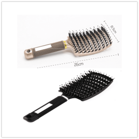 Hairbrush Anti Klit Brushy Haarborstel Women Detangler Hair Brush Bristle Nylon Scalp Massage  Teaser Hair Brush Comb (Option: 12-Brush-Set)