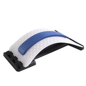 Lumbar Orthosis Lumbar Disc Protrusion Lumbar Massage Acupuncture Prominent Back Pain Relief (Option: White blue)