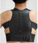 Magnetic Therapy Belt Posture Corrector (Option: 1-Negro-L)