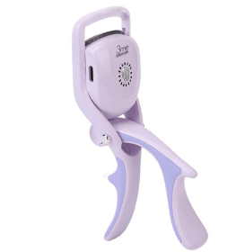 3 Temperature Control Heated Eyelash Curlers Elevate Your Lash, Rapid Heat-up, USB Rechargeable, Natural Curling 24H Long Lasting For Women Gift (Color: Purple)